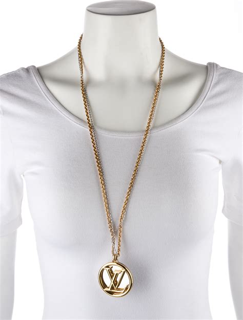 louis vuitton necklace womens|14k louis vuitton necklace.